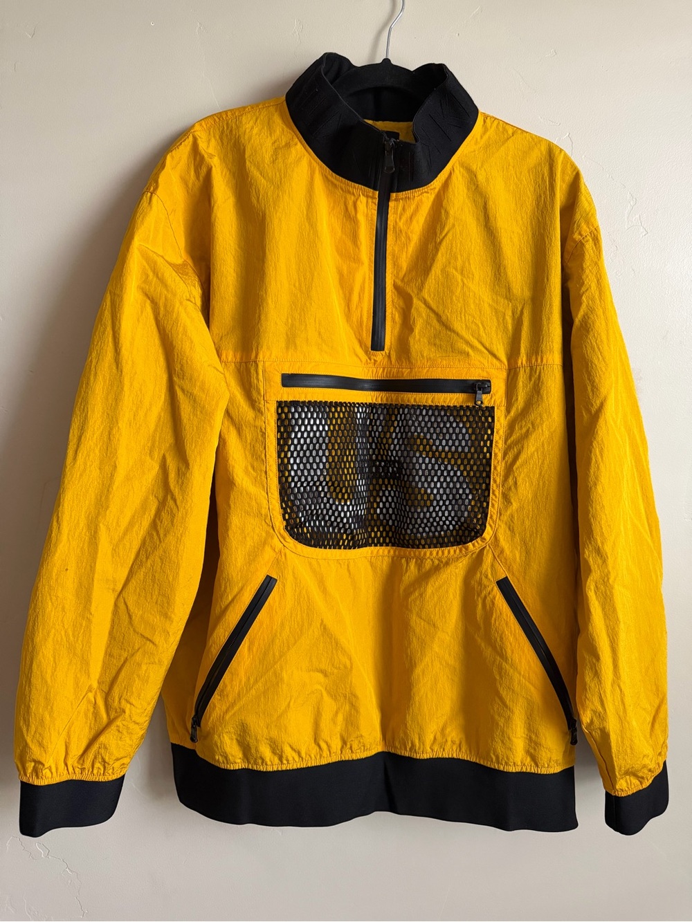 Men’s KITH Kittles Mesh Pocket 1/4 Zip Anorak Size XL